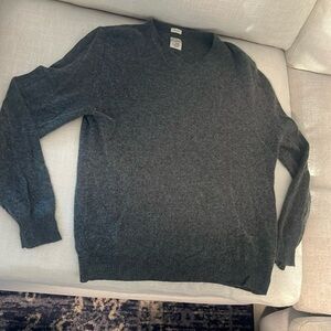 Men’s Cashmere Sweater XL Grey